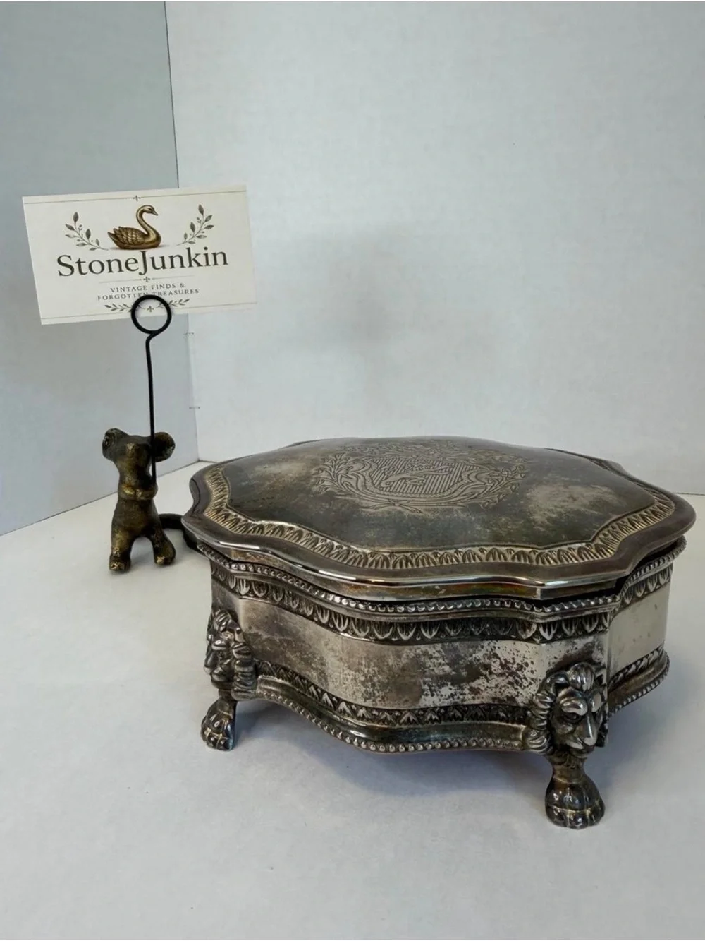 Vintage Sylver plate ornament